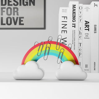 Rainbow Magnetic Paperclip Holder