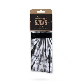 Monochrome Tie Dye - Mid High Socks