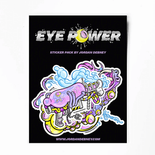 Jordan Debney 'Eye Power' Sticker Pack
