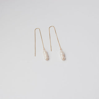Freshwater Pearl Threader Earrings