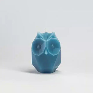 Pyropet Ugla - Dusky Blue Owl Skeleton Candle