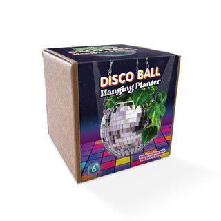 6" Disco Ball Hanging Planter