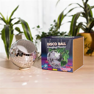 6" Disco Ball Hanging Planter