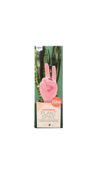 Peace Sign Plant Watering Stake 8"
