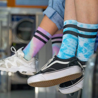 Mist Tie Dye - Mid High Socks
