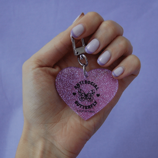 'Antisocial Butterfly' Keychain