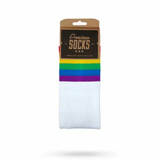 Rainbow Pride - Mid High American Socks