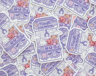 Midnight Claw Machine Sticker