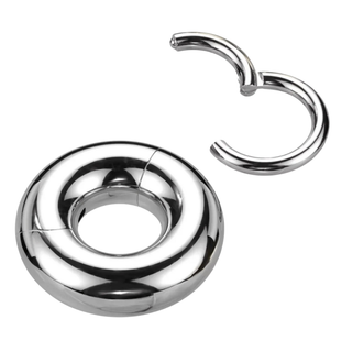 Large Gauge Titanium Hinged Segment Ring (12g-00g)