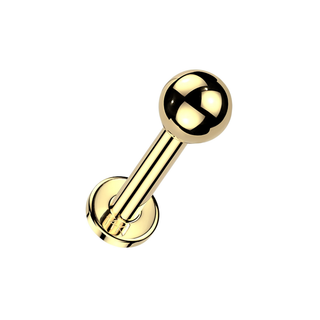 14ct Gold Internally Threaded Stud