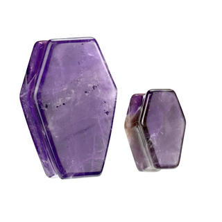 Amethyst Coffin Plug