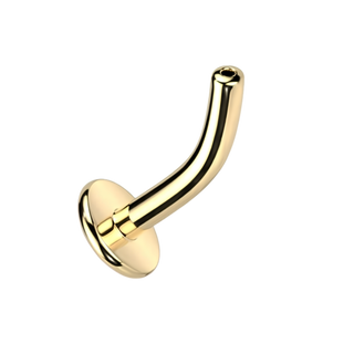 Titanium Threadless Floating Navel Curved Post