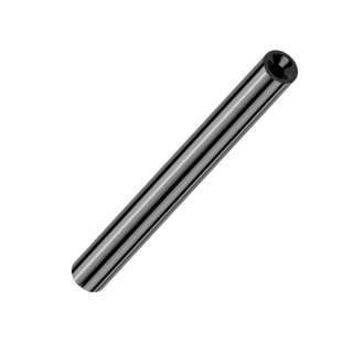 Titanium Threadless Straight Barbell
