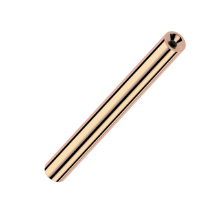 Titanium Threadless Straight Barbell