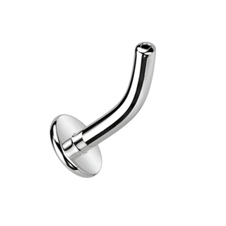 Titanium Threadless Floating Navel Curved Post
