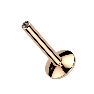 Titanium Threaded Convex Flatback Post
