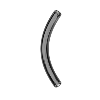 Threaded Titanium Curved Barbell Base