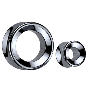 Light Weight Hematite Double Flare Saddle Tunnel