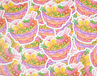 Ramen Bowl Clear Sticker