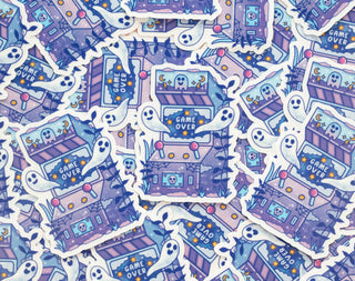 Ghost Arcade Clear Sticker