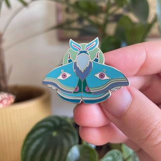 'Winter Moth' Hard Enamel Pin