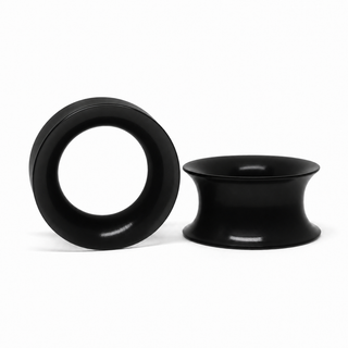 Black Silicone Ear Skin (4mm-25mm)