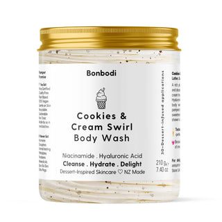 Cookies & Cream Swirl Body Wash - 210g