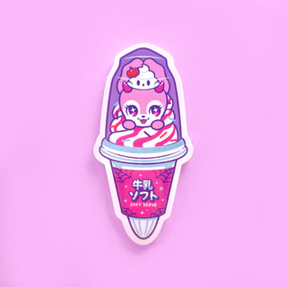 Elrosabel 'Bunny Ice Cream' Sticker