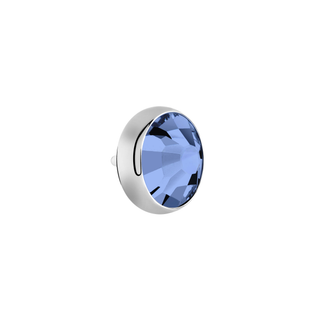 Blue Swarovski Crystal Stud (16g)