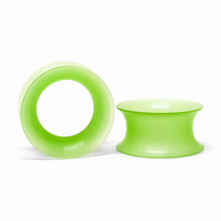 Green Silicone Ear Skin (4mm-25mm)