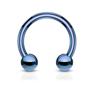 Horseshoe Rings, Surgical Steel (18g-00g)