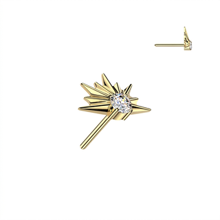 Titanium Half Starburt Push Fit Top