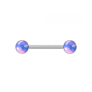 Moonlight Nipple Barbell - Blue (14g)