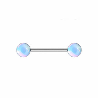 Moonlight Nipple Barbell - White (14g)