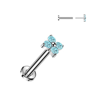 Petals Titanium Threadless Stud