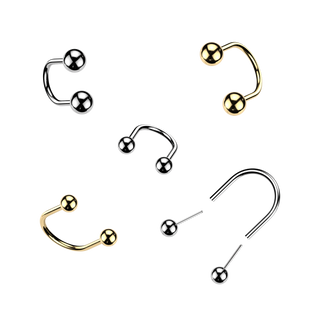 Titanium Threadless U Hoop Base