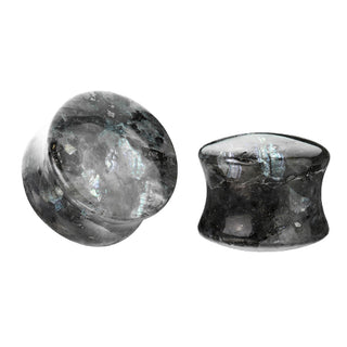 Black Labradorite Stone Plug (5mm-25mm)