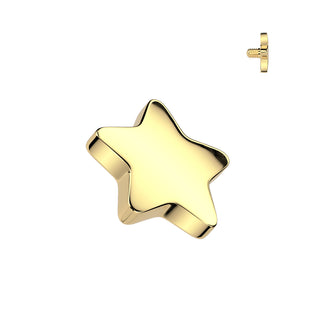 Titanium Star Top, Internally Threaded