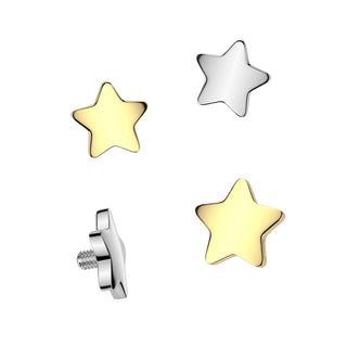 Titanium Star Top, Internally Threaded