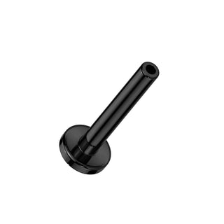 Threadless Black Titanium Flatback Stud Base