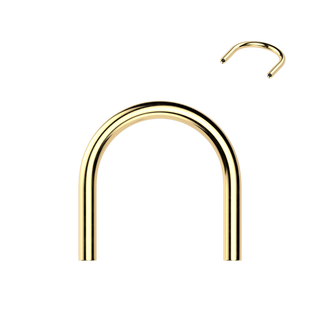 Titanium Threadless U Hoop Base