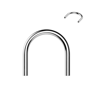 Titanium Threadless U Hoop Base