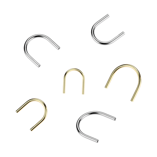 Titanium Threadless U Hoop Base