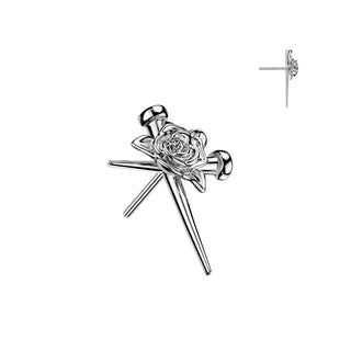 Titanium Rose + Nails Push Fit Top