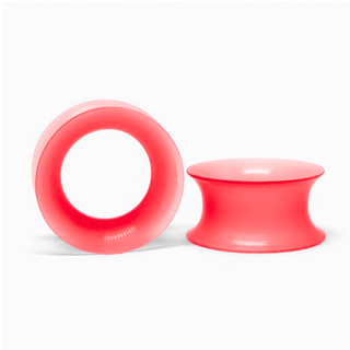 Red Silicone Ear Skin (4mm-25mm)