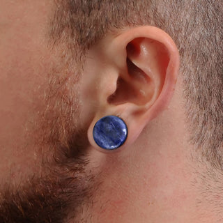 Sodalite Convex Single Flare Plug With O Ring