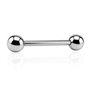 Titanium Internally Threaded Straight Barbell (16g-14g)