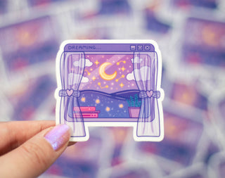 Dreaming Window Vinyl Sticker