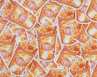 Iced Pumpkin Spice Latte Sticker