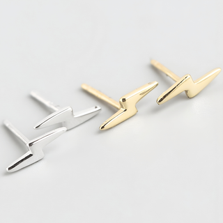 Lightning Bold Studs - Gold